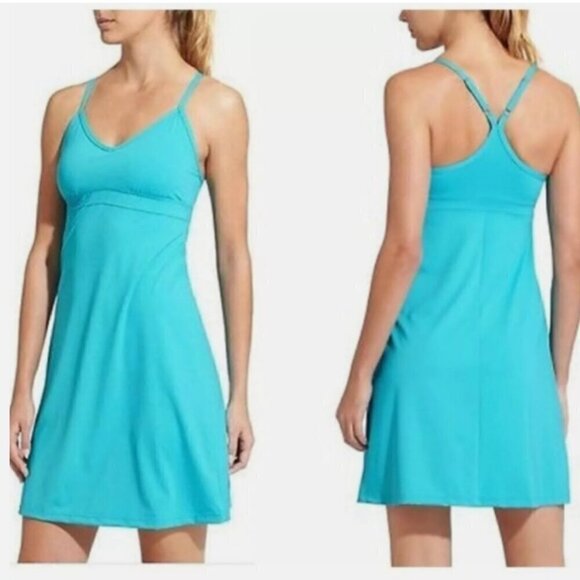 1ATHLETA Shorebreak Swim dress small blue - Picture 1 of 2